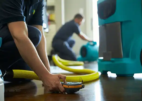 water damage restoration service Green